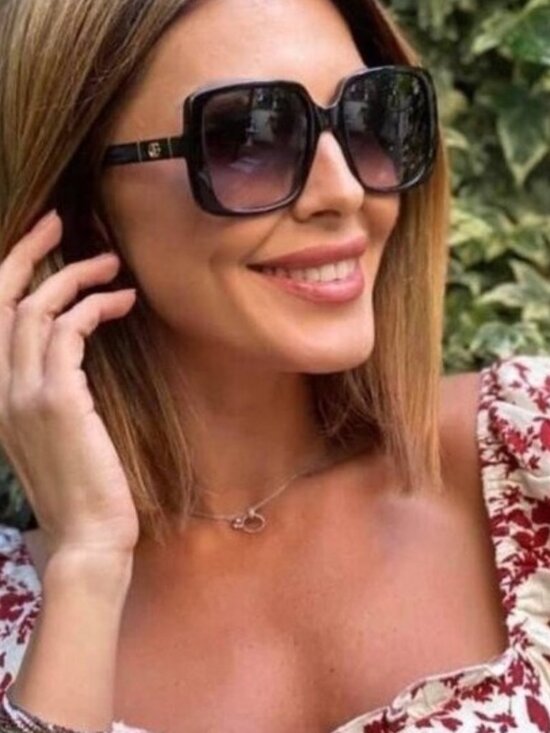 Gucci GG0632S 001 Sunglasses Black Square Frame, Grey Lenses main image 6